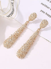 Pear Cut Drop Earrings For Women's Wedding Work Daily Party