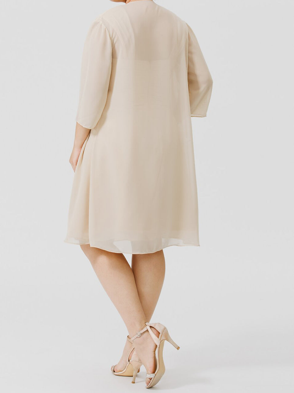 Robes de mère de la mariée coupe A/princesse avec veste 