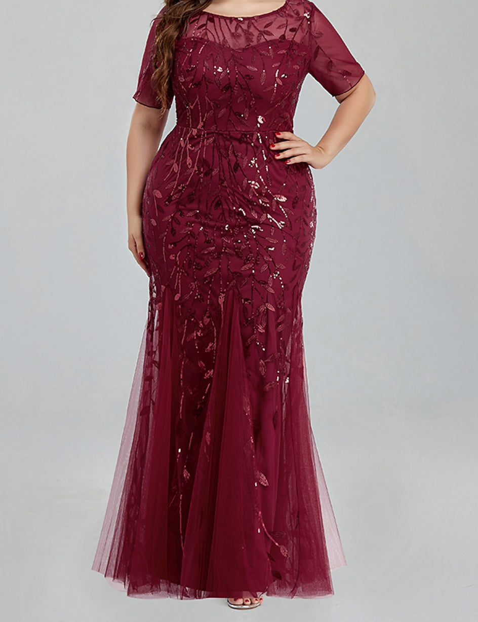 Mermaid Mother of the Bride Dresses with Applique