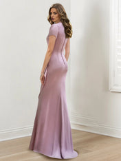 Mermaid/Trumpet Floor-Length V Neck Mother of the Bride Dresses with Ruffles