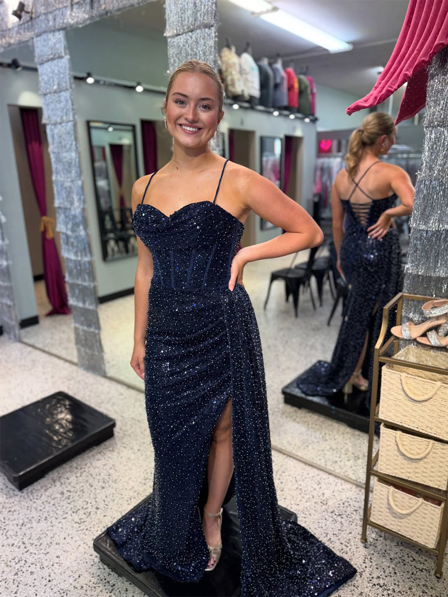 NavyBlueSequinCowlNecklineCorsetPromDresswithSlit.jpg