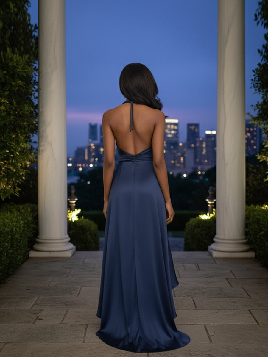 NavySatinHalterGownwithHigh-LowRuffleSkirt_3.jpg