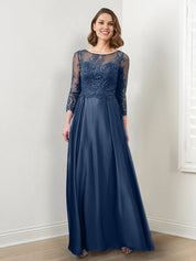 A-Line/Princess Mother of the Bride Dresses with Applique & Sequins