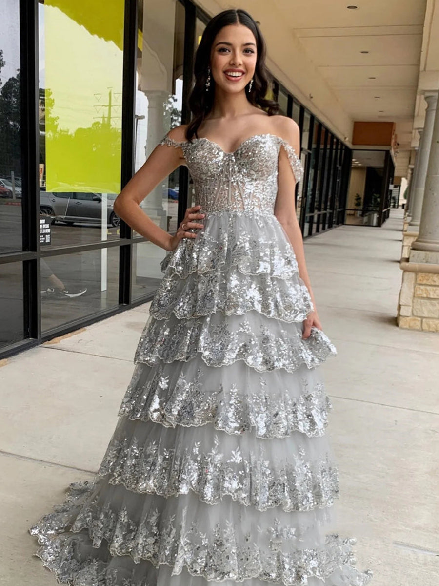 OffShoulderLayeredSilverGrayLaceLongPromDress_3.jpg