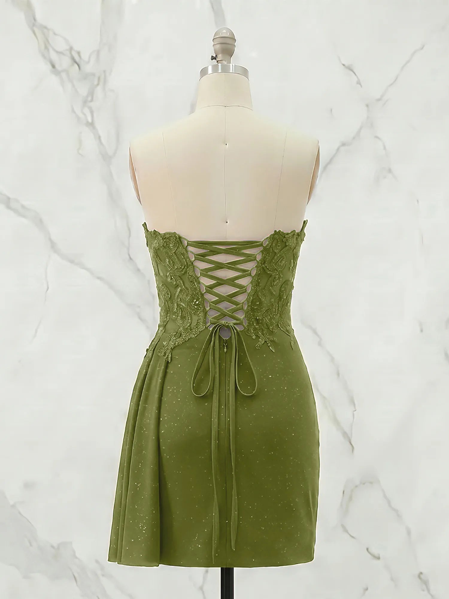 Strapless Sweetheart Draped Mini Homecoming Dress