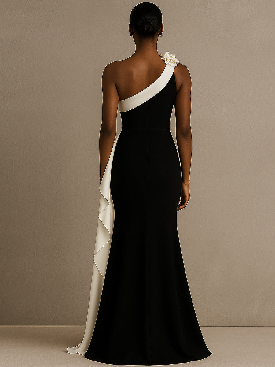 OneShoulderMermaidLongBlackTieFormalDresswithRuffles_6.jpg