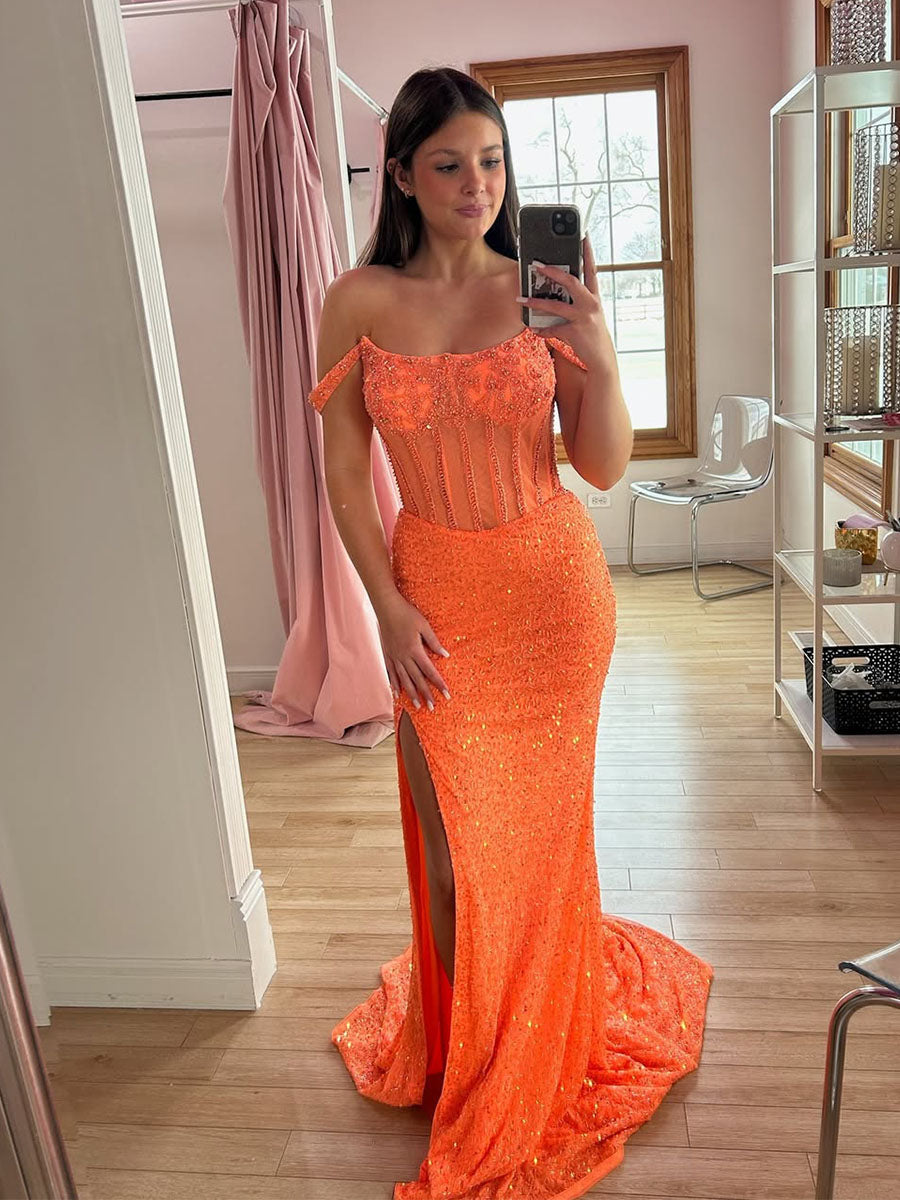 OrangeOff-the-ShoulderCrystalCorsetSequinPromDresswithSlit_1.jpg