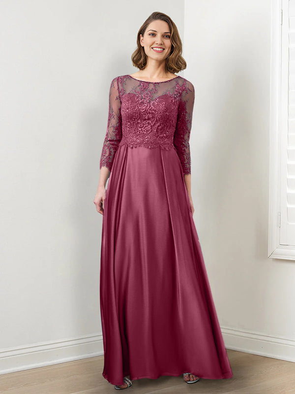 A-Line/Princess Mother of the Bride Dresses with Applique & Sequins