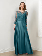 A-Line/Princess Mother of the Bride Dresses with Applique & Sequins