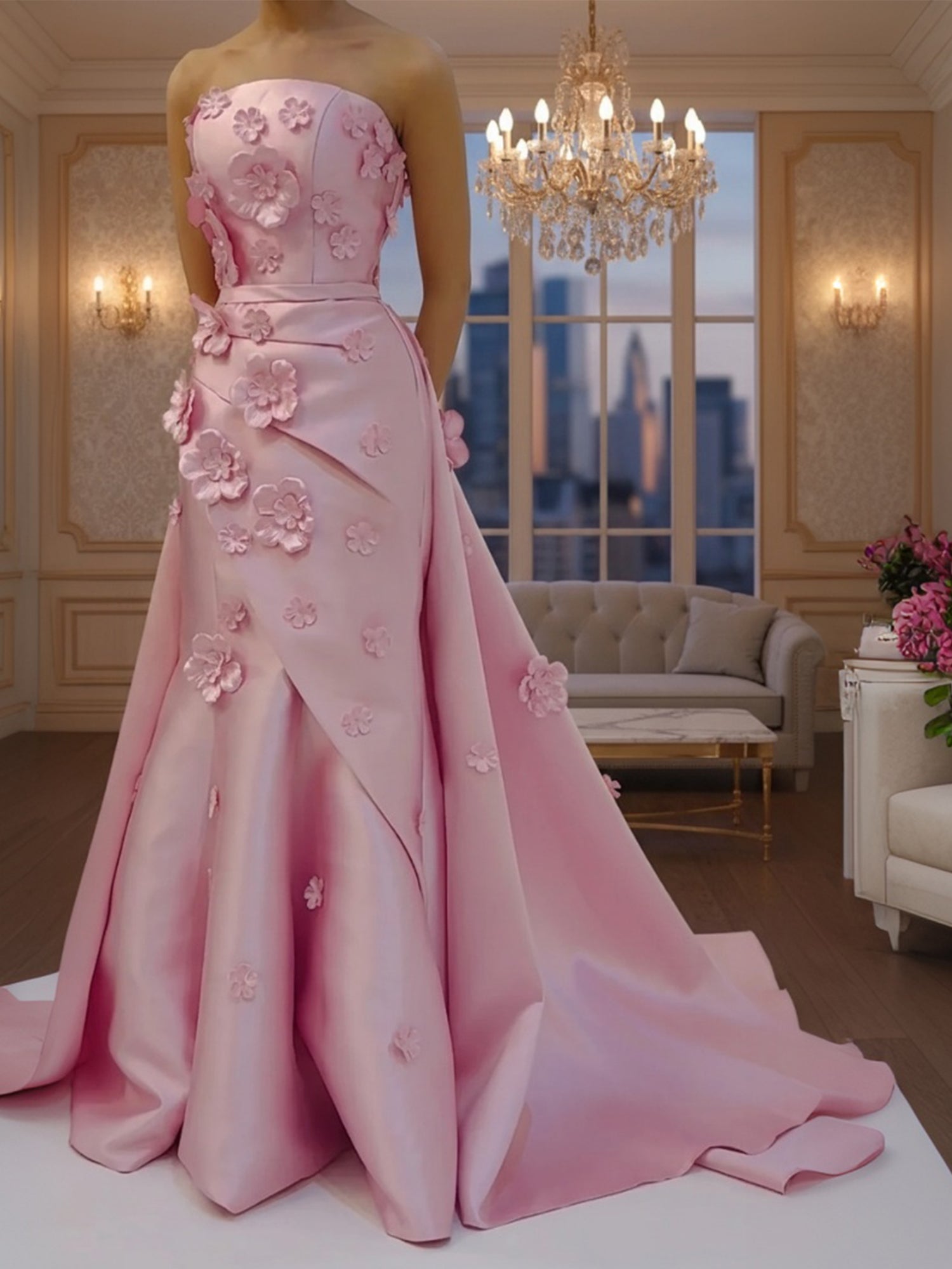 PinkALineSatinStraplessPromDresswith3DFloralAppliques_2.jpg