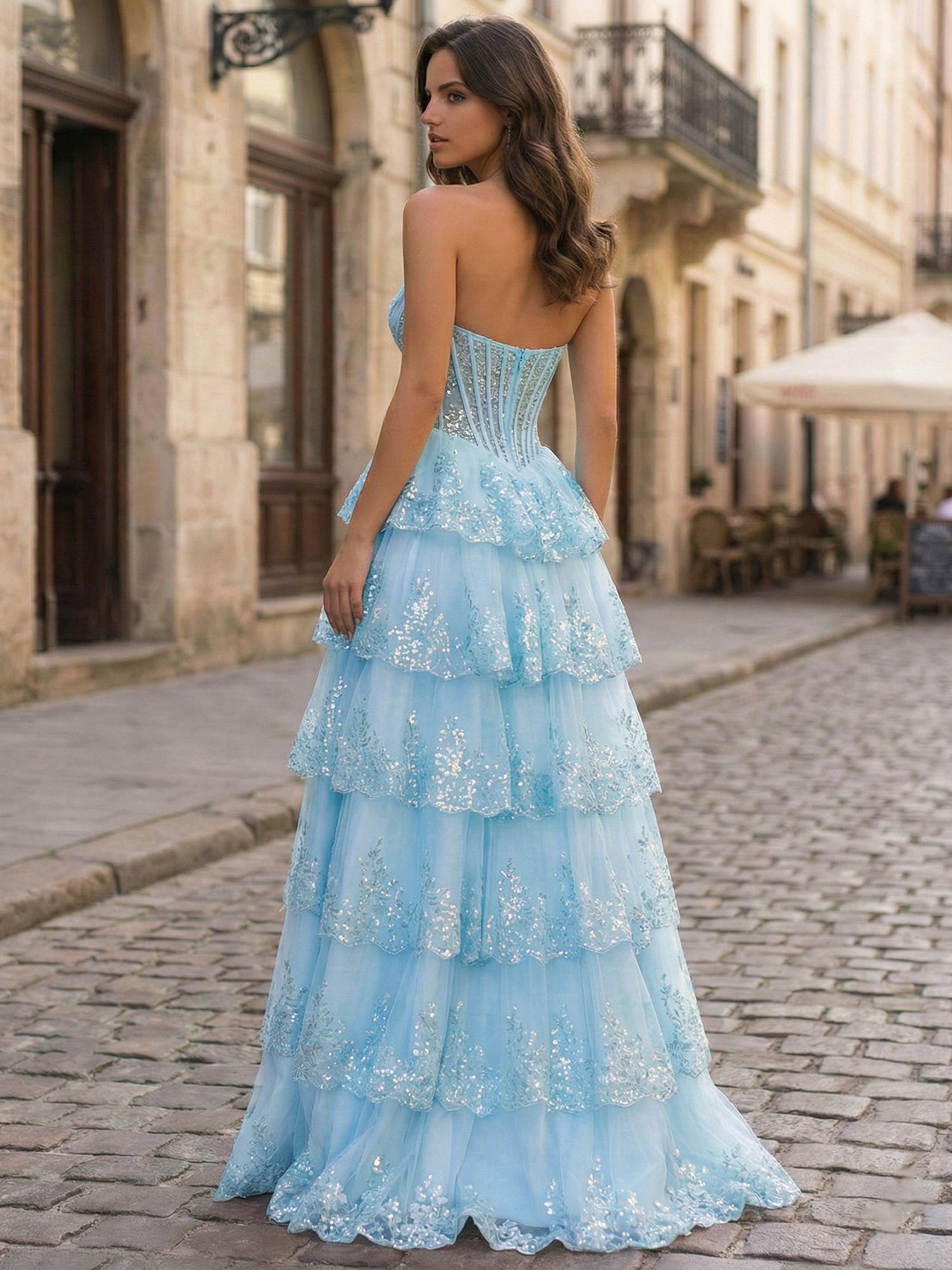 PinkALineStraplessSweetheartTieredLaceCorsetPromDress_9.jpg