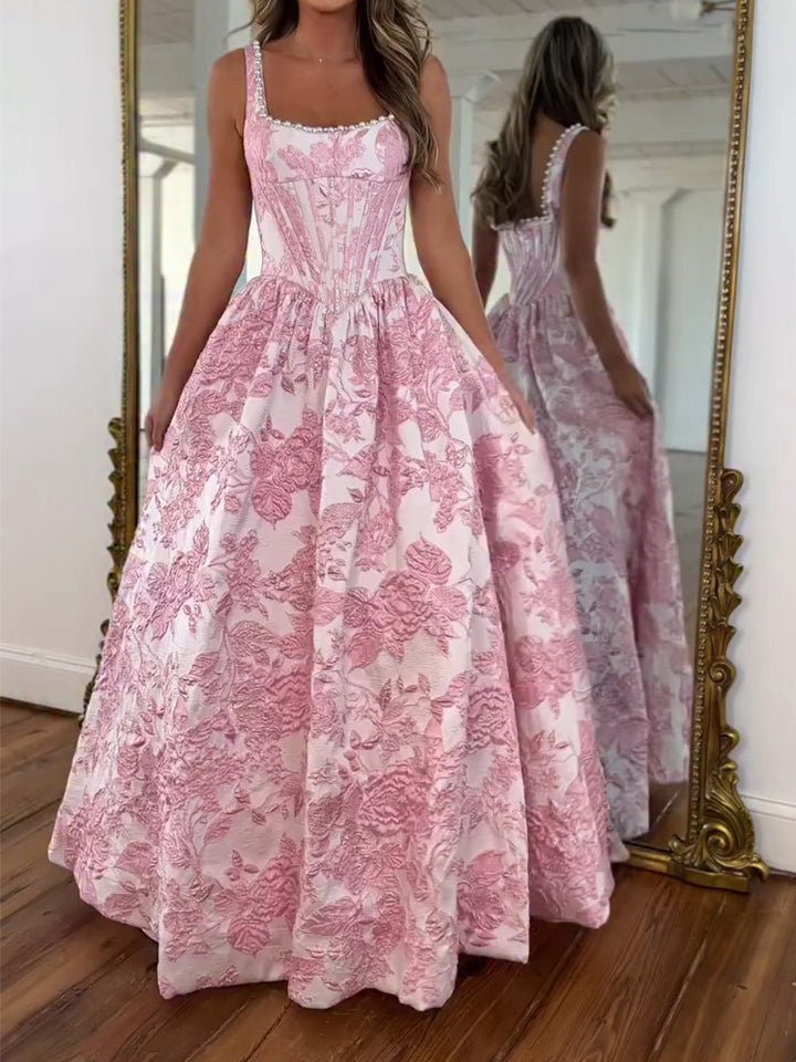 PinkFloralBrocadePearlLongCorsetPromDress_2.jpg