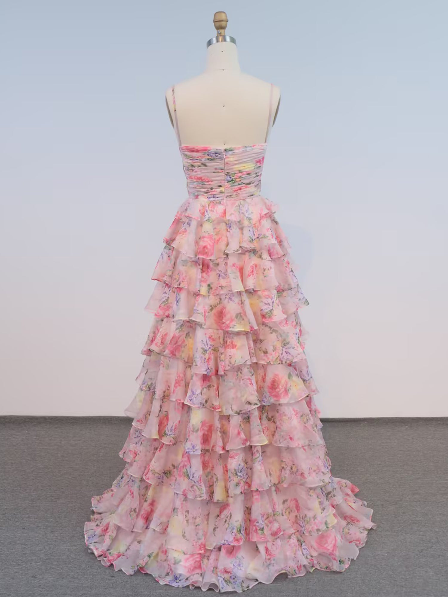 PinkFloralPrintTieredRuffleChiffonLongPromDress_1.jpg