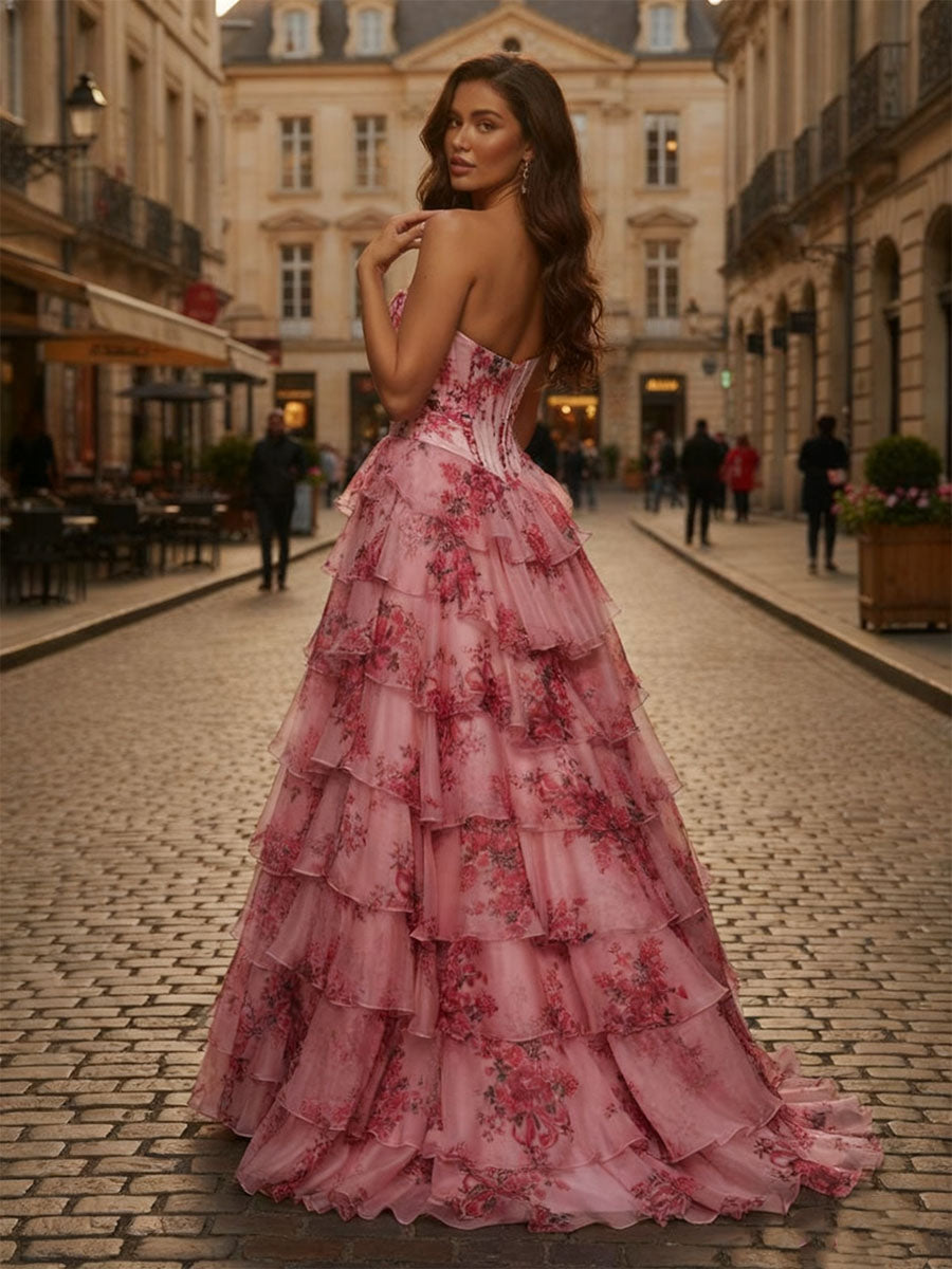 PinkFloralStraplessChiffonRuffleCorsetPromDresswithSlit_2.jpg