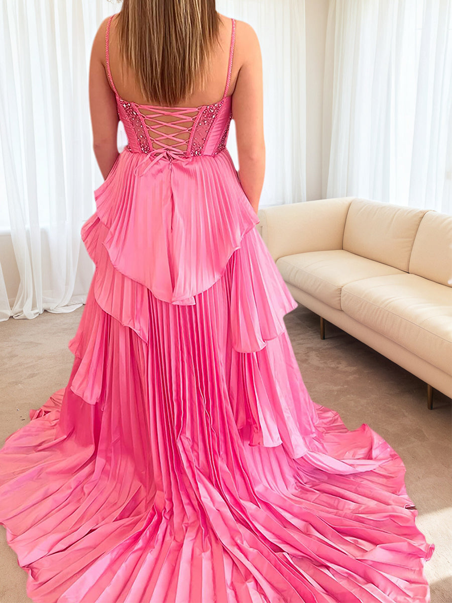 PinkPleatedRuffleBeadedCorsetBodicePromDresswithSlit_1.jpg