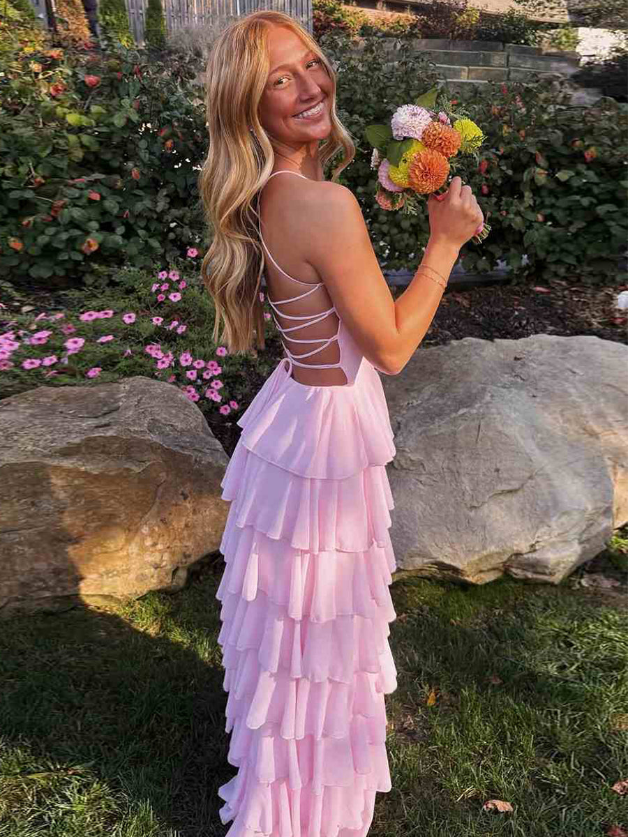PinkSpaghettiStrapsRufflesChiffonLongPromDresswithSlit_1.jpg