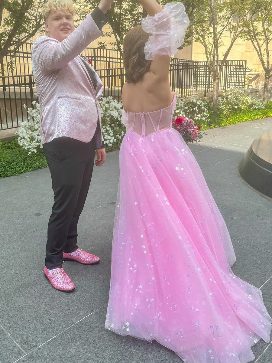 PinkStarTulleOff-the-ShoulderPuffSleevesCorsetPromDress_3.jpg