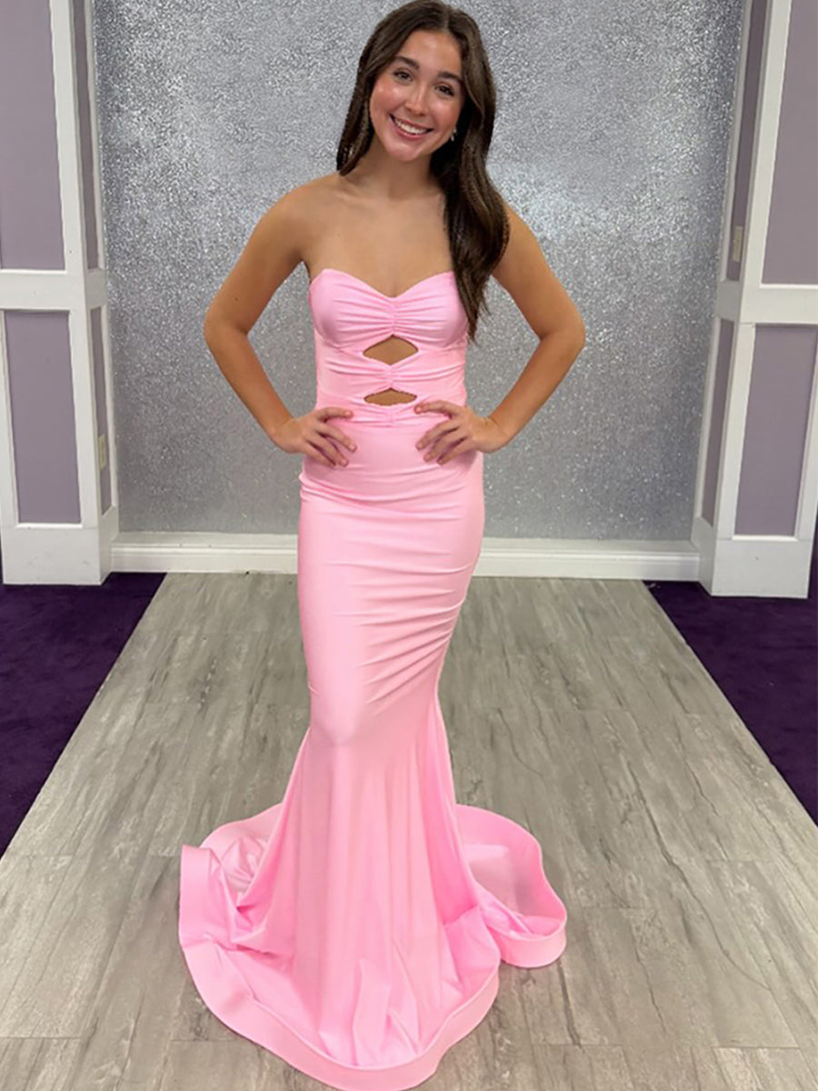 PinkStraplessMermaidPromDresswithDoubleKeyholeFrontCutouts_1.jpg