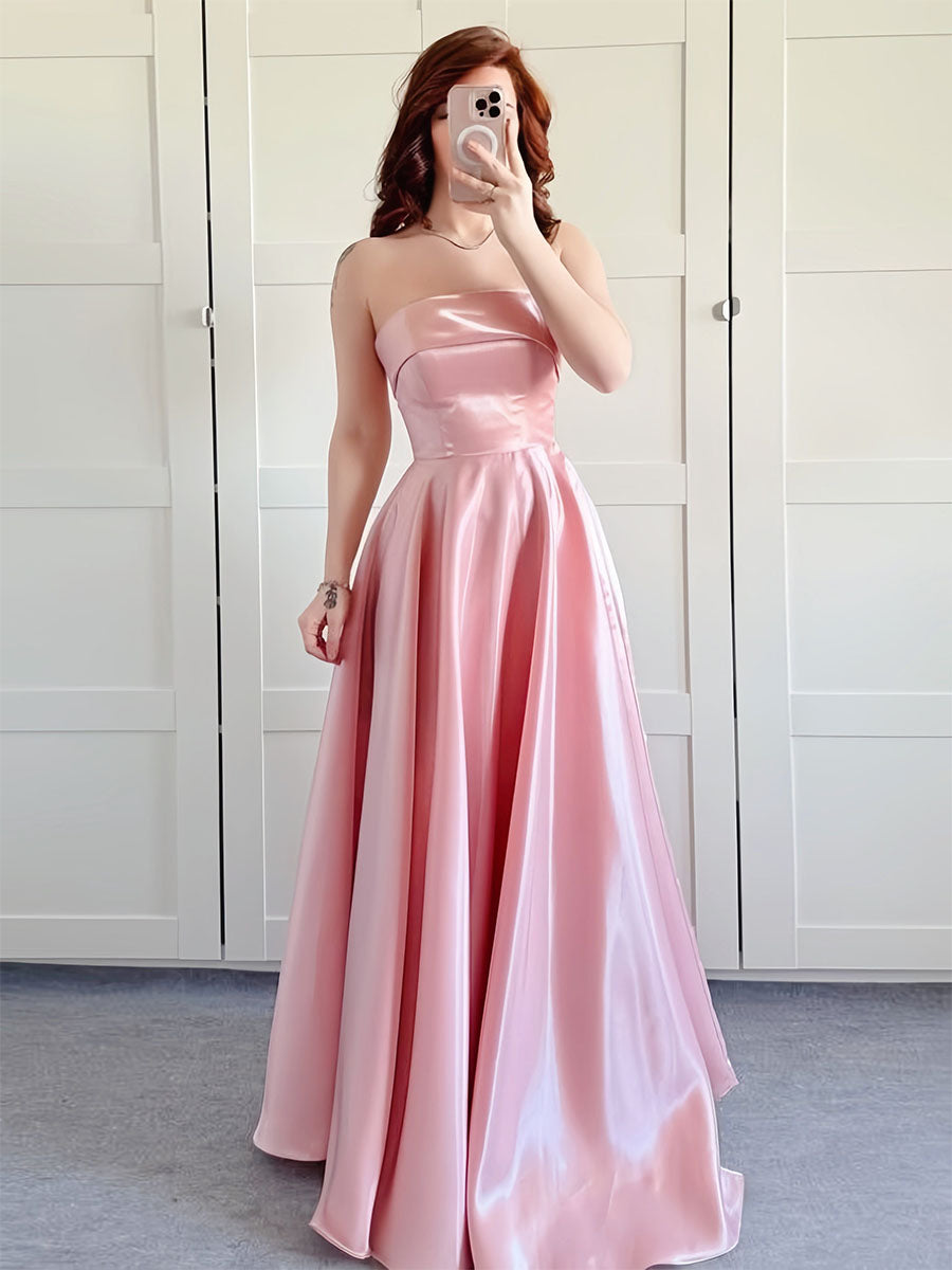 PinkStraplessSatinA-LinePromDresswithFold-OverNeckline_1.jpg