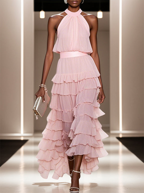 Pink_Chiffon_Halter_Neck_Sleeveless_Ankle_Length_Dress_With_Cascading_Ruffles.jpg