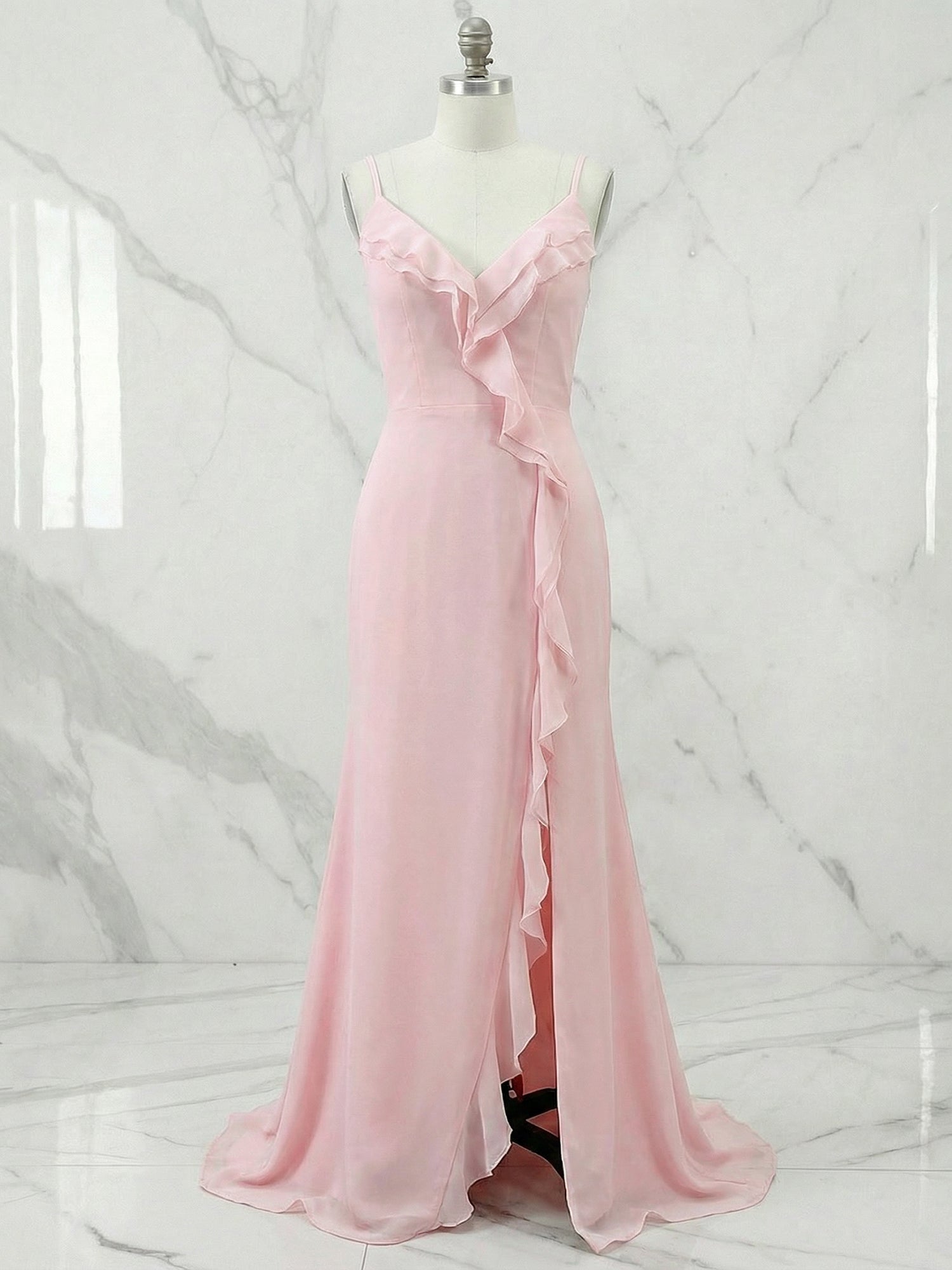 Pink_Ruffled_V-Neck_Prom_Dress_with_High_Slit_1.jpg