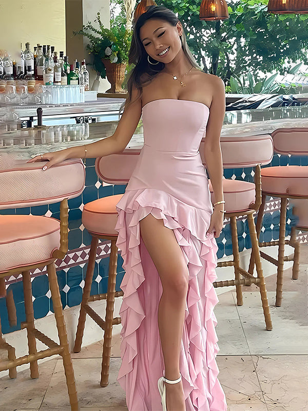 Pink_Sheath_Strapless_Tiered_Long_Chiffon_Prom_Dress.jpg