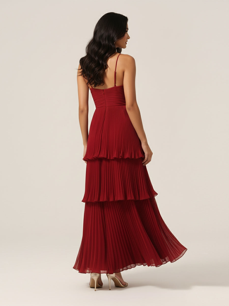 PleatedTieredV-NeckBridesmaidDresswithSpaghettiStraps_3.jpg