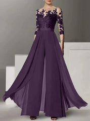 A-Line/Princess Mother of the Bride Dresses with Applique