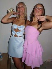Popular Pink Bow Homecoming Dresses To Impress