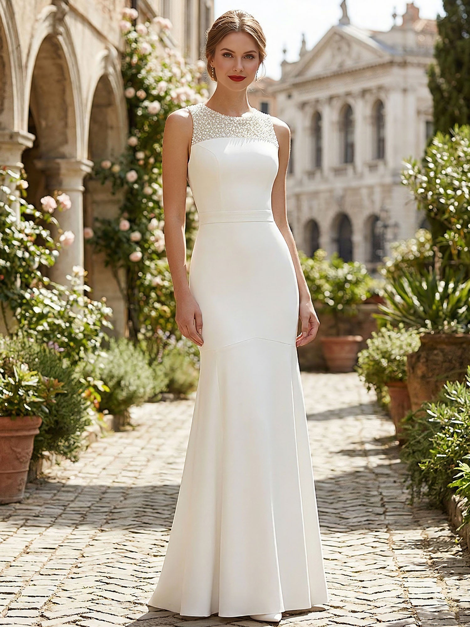 PureWhiteSequinNecklineSleevelessMermaidMaxiDressGown_2.jpg