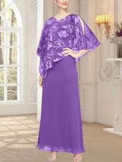 Long Glitter Mesh Dress with Novelty Asymmetric Overlay Bodice