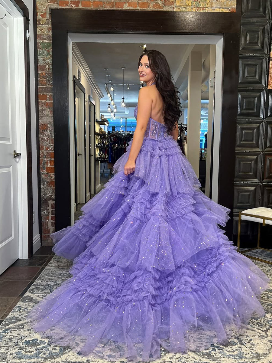 PurpleGlitterBeadedCorsetTieredRufflesTulleHalterPromDress_3.jpg