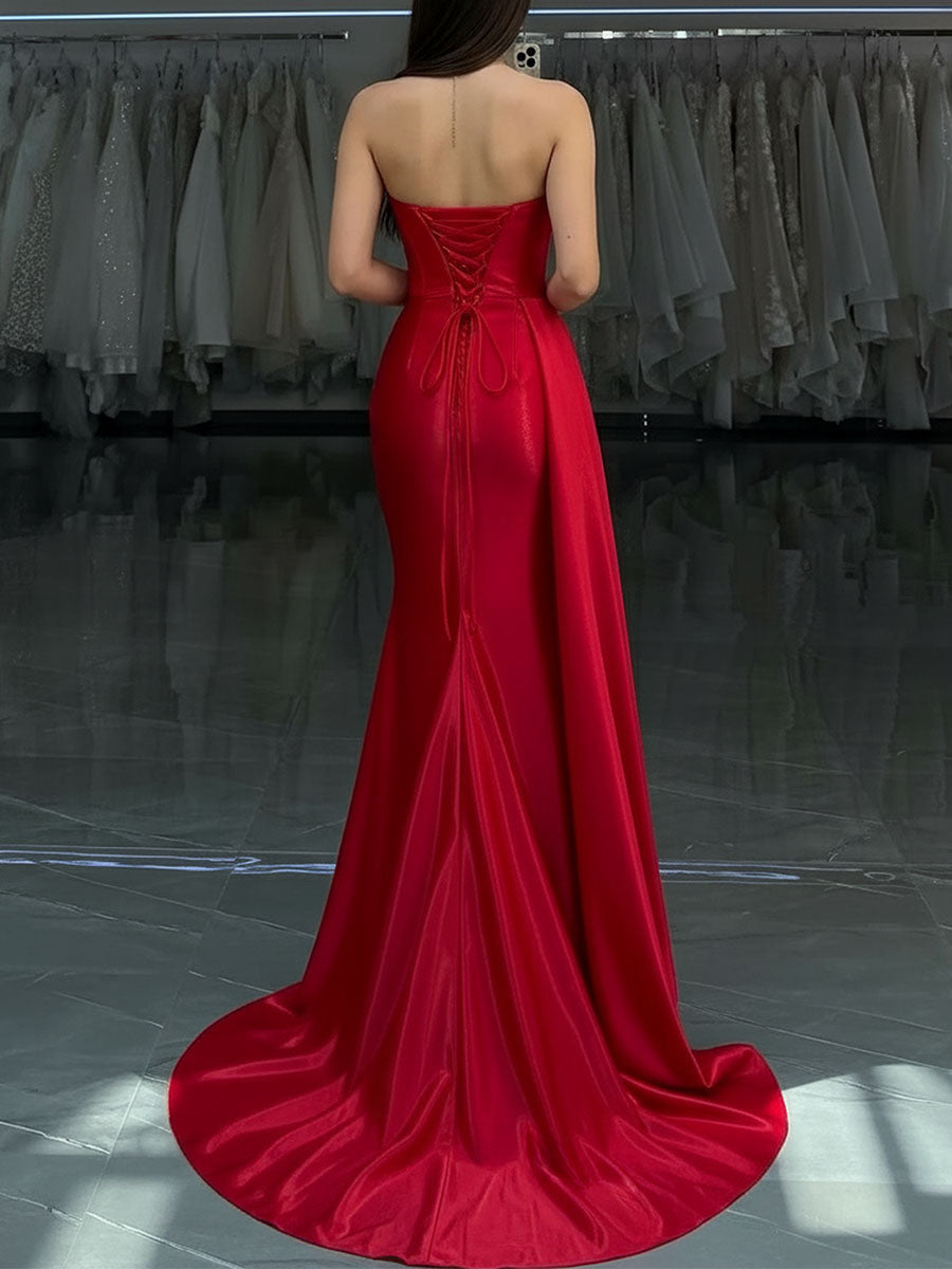 RedStraplessCrystalEncrustedNecklineSatinPromDresswithDrapedSlit_1.jpg