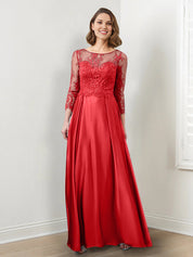 A-Line/Princess Mother of the Bride Dresses with Applique & Sequins