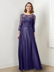 A-Line/Princess Mother of the Bride Dresses with Applique & Sequins