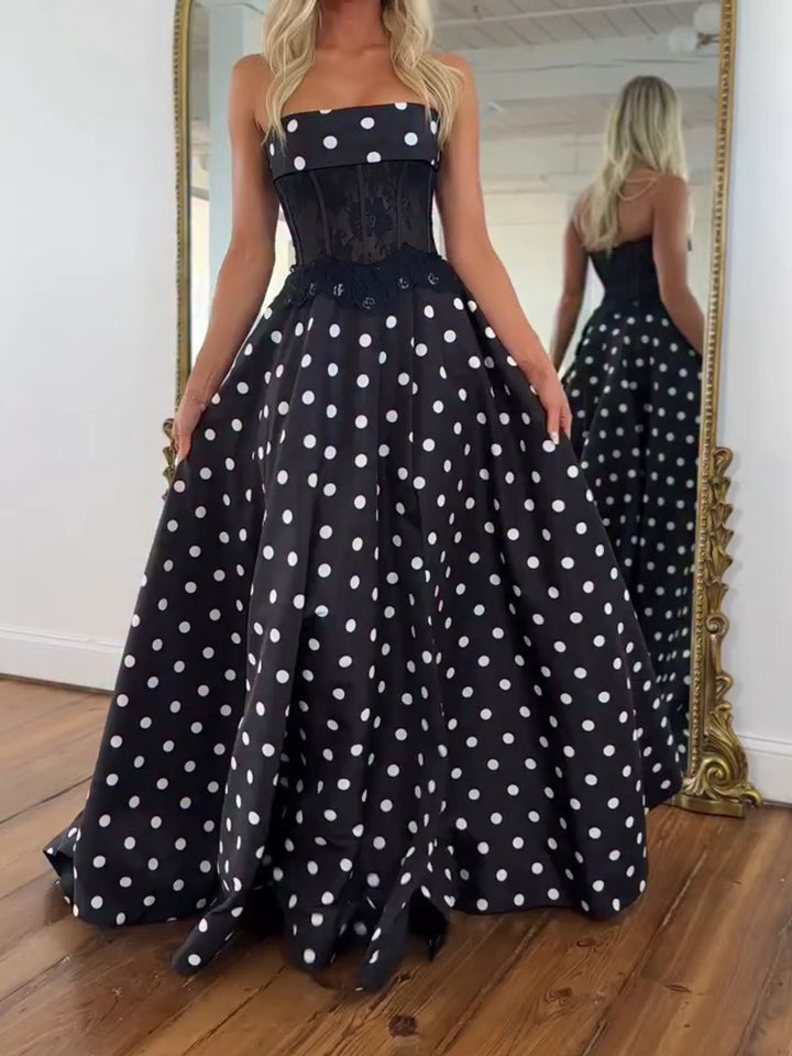 Retro-ChicBlackandWhitePolkaDotStraplessCorsetPromDress_5.jpg
