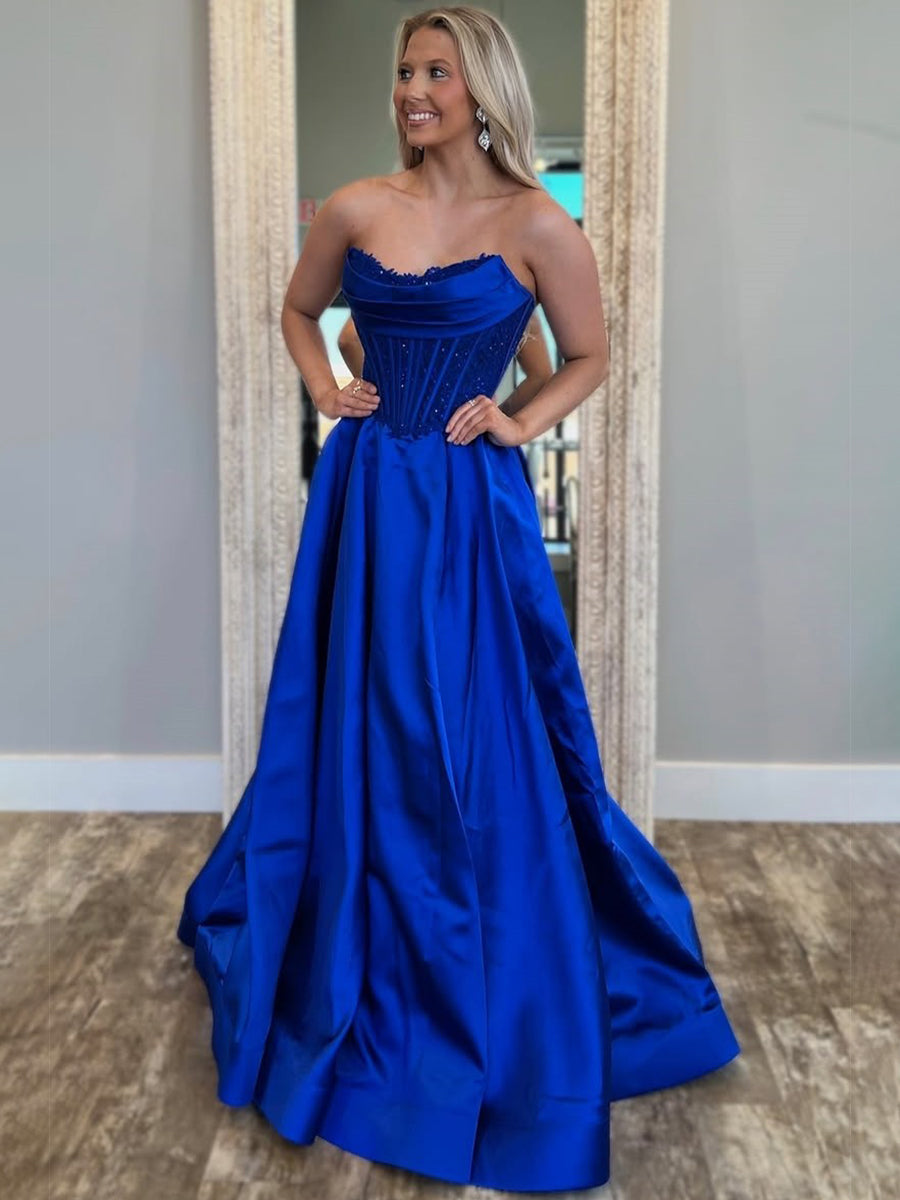 RoyalBlueA-LineStraplessPleatedSatinLongPromDress_2.jpg