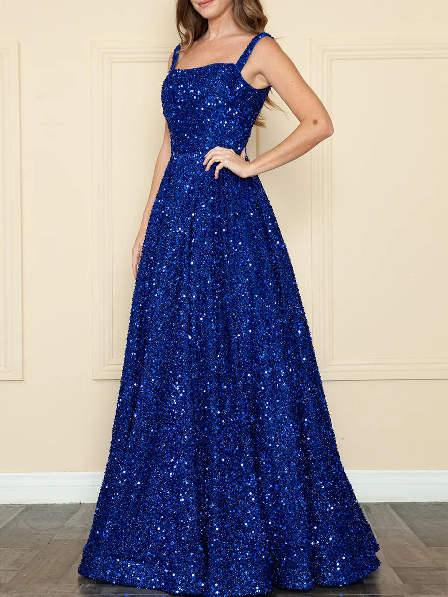 RoyalBlueSequinSquareNecklineA-LinePromDresswithTankStraps_1.jpg