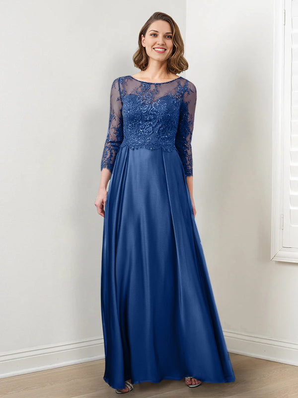 A-Line/Princess Mother of the Bride Dresses with Applique & Sequins