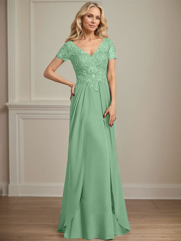 Pantsuit Scoop Floor-Length Chiffon Mother of the Bride Dress With Sequins Beading