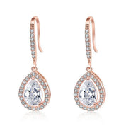 Shining Zircon Drop Earrings