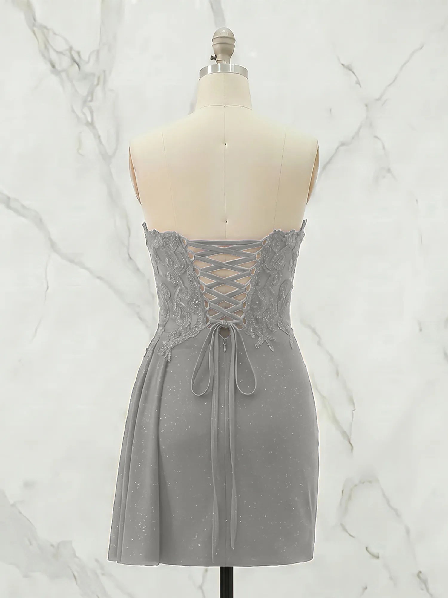 Strapless Sweetheart Draped Mini Homecoming Dress