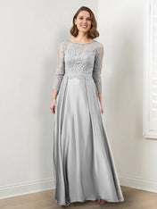 A-Line/Princess Mother of the Bride Dresses with Applique & Sequins