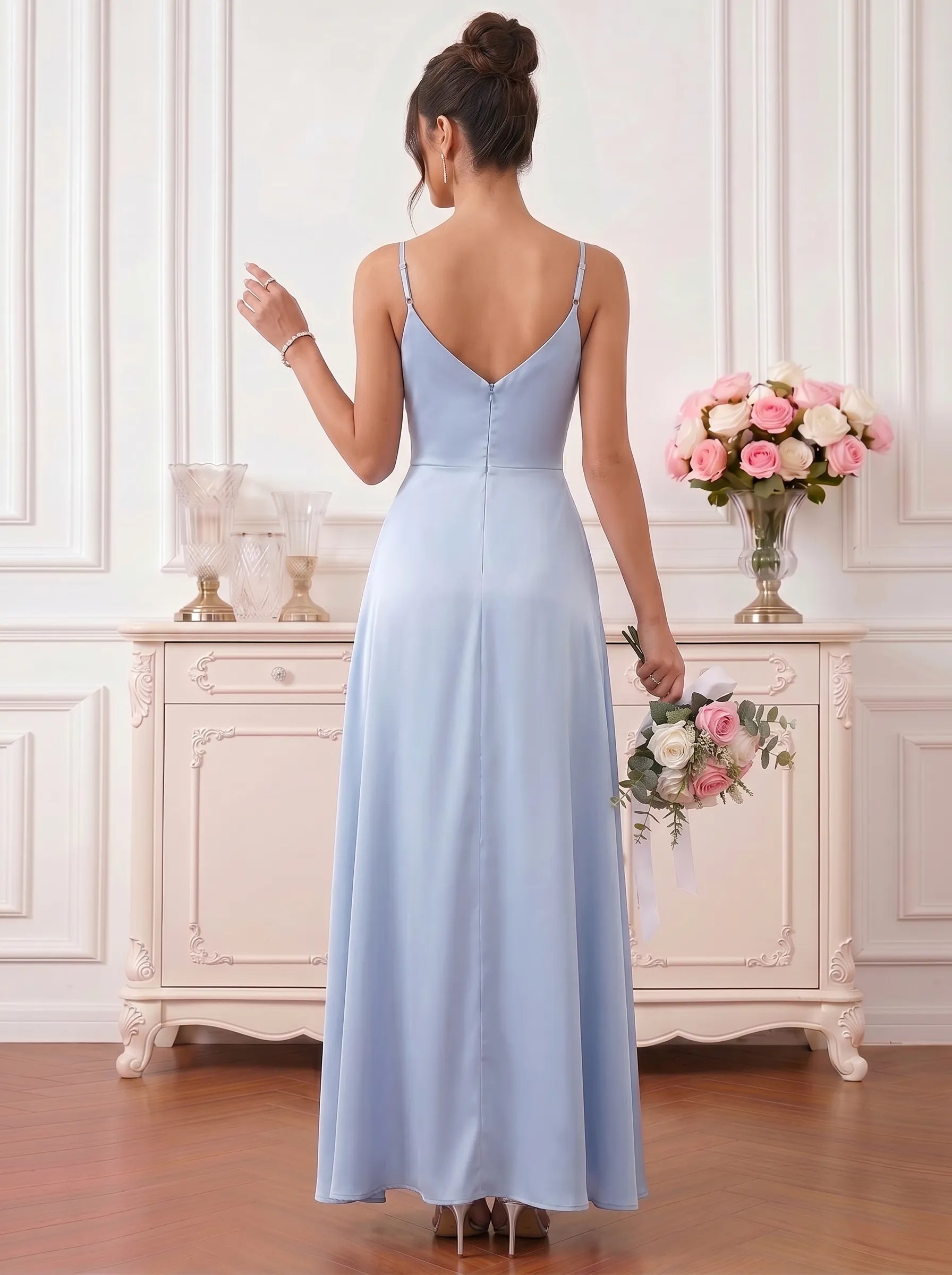 SkyBlueSatinCowlNeckSpaghettiStrapBridesmaidDresswithHighSlit_5.webp