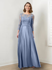 A-Line/Princess Mother of the Bride Dresses with Applique & Sequins