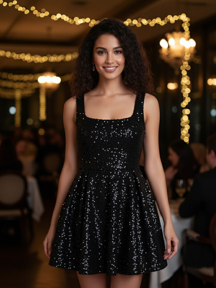 SparklyALineSquareNeckShortHomecomingDresswithBow_2.jpg