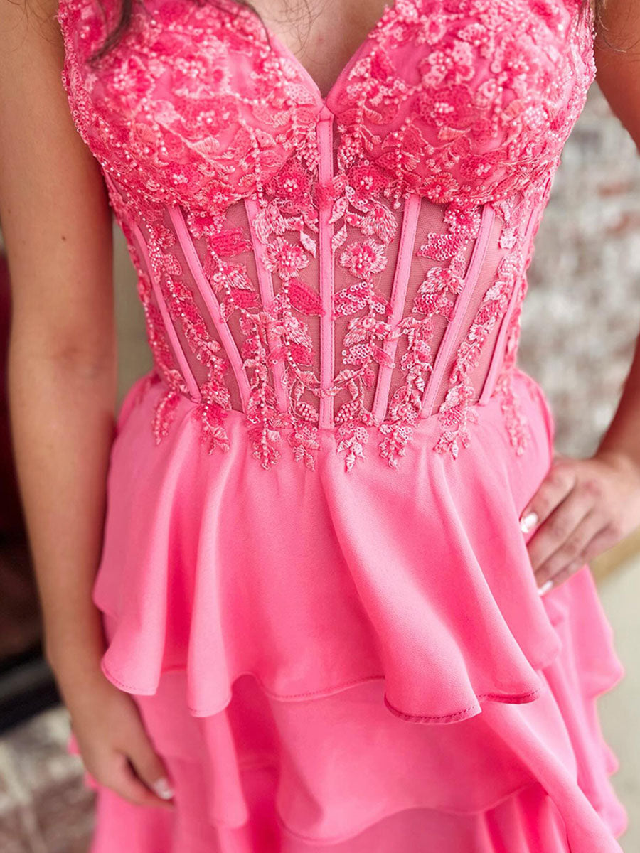 SparklyCoralSweetheartRuffledTieredLongPromDresswithSlit_1.jpg