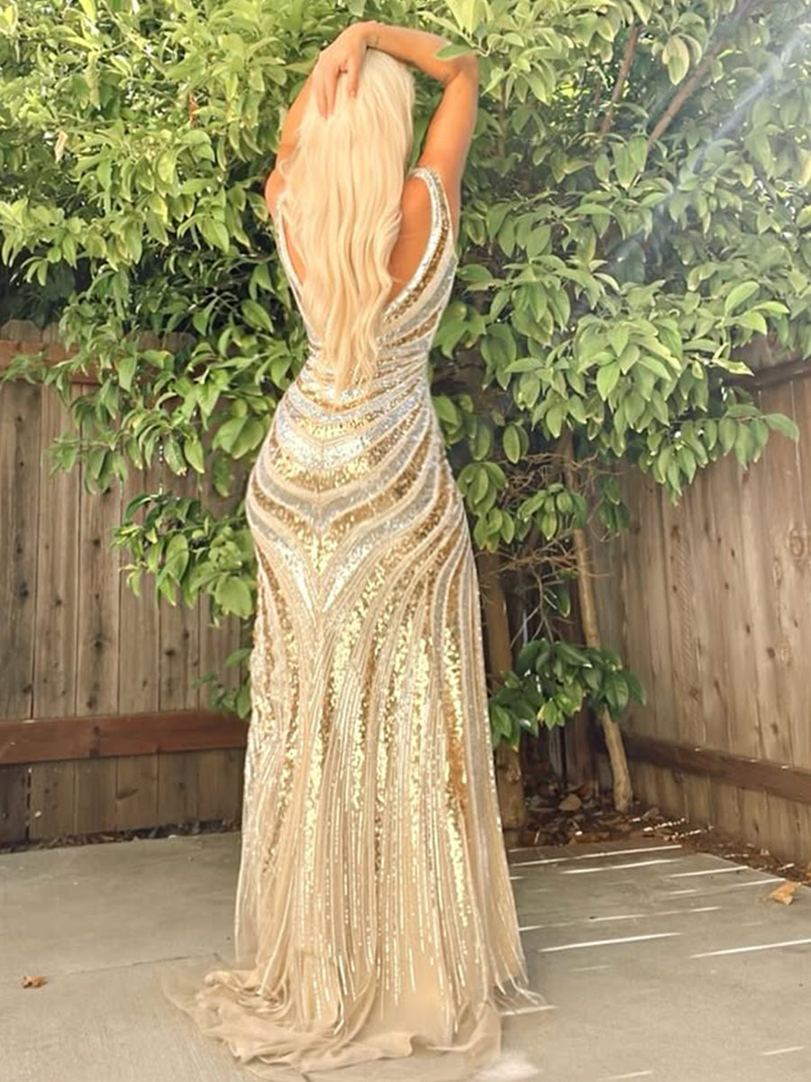 SparklyMermaidDeepV-NeckSequinsLongPromDress_4.jpg