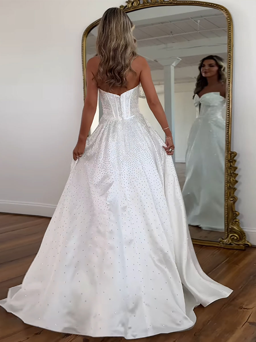SparklyWhiteBeadedPrincessSweetheartLongCorsetPromDresswithBow_3.jpg