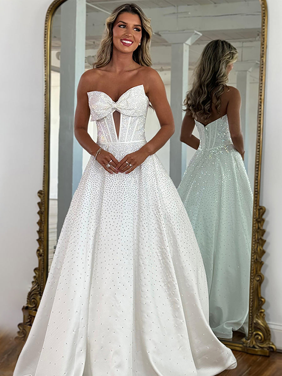 SparklyWhiteBeadedPrincessSweetheartLongCorsetPromDresswithBow_4.jpg